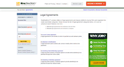 Desktop Screenshot of agreements.realdealdocs.com